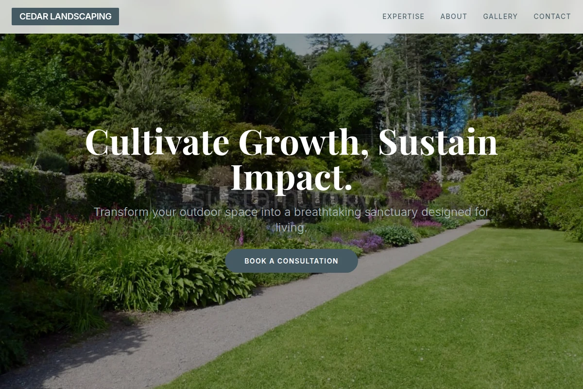 Cedar Landscaping