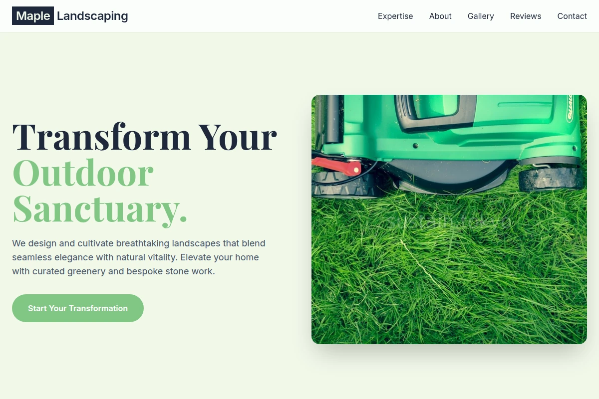 Maple Landscaping