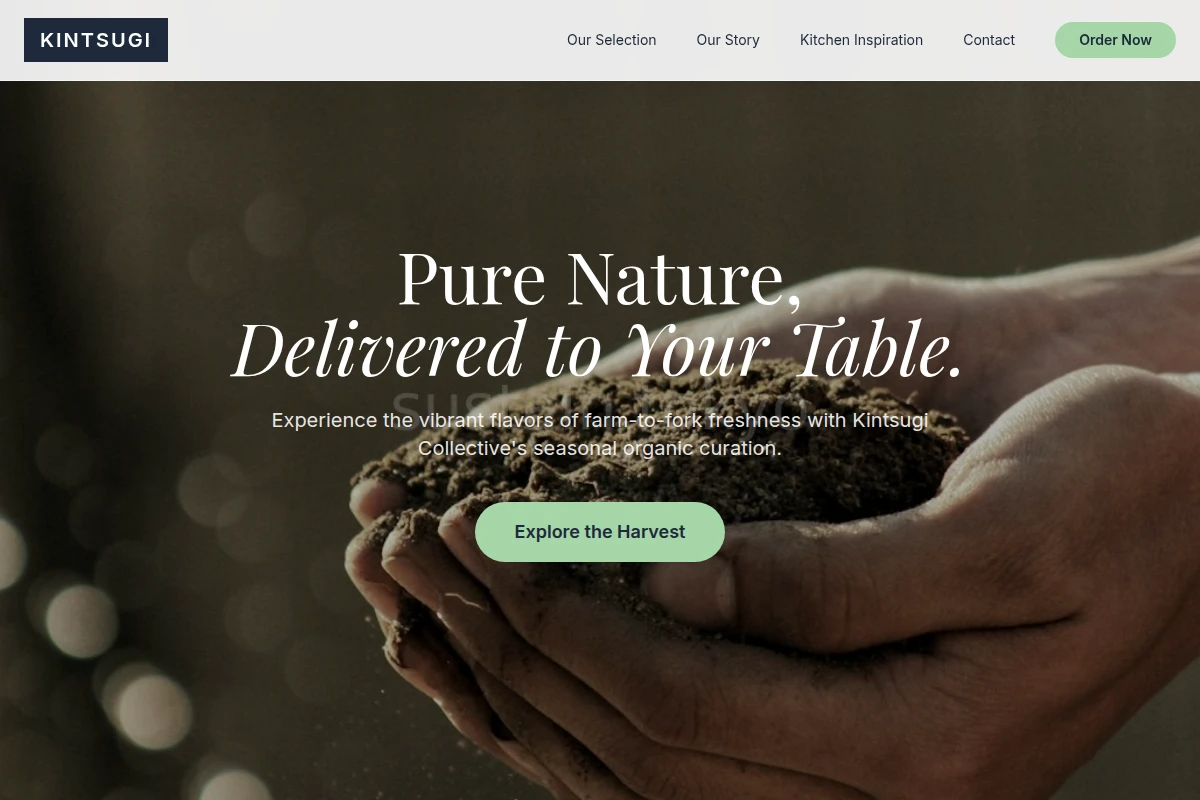 Green Organic Food