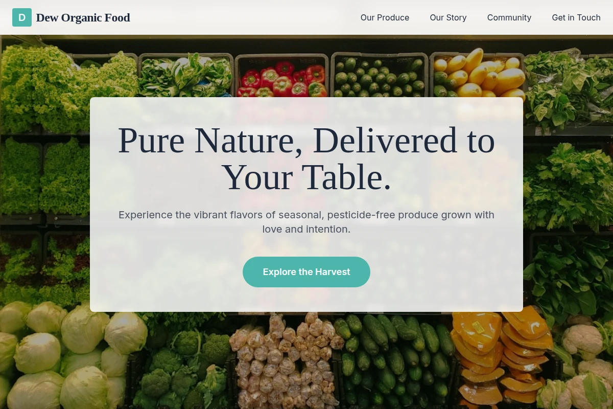 Dew Organic Food