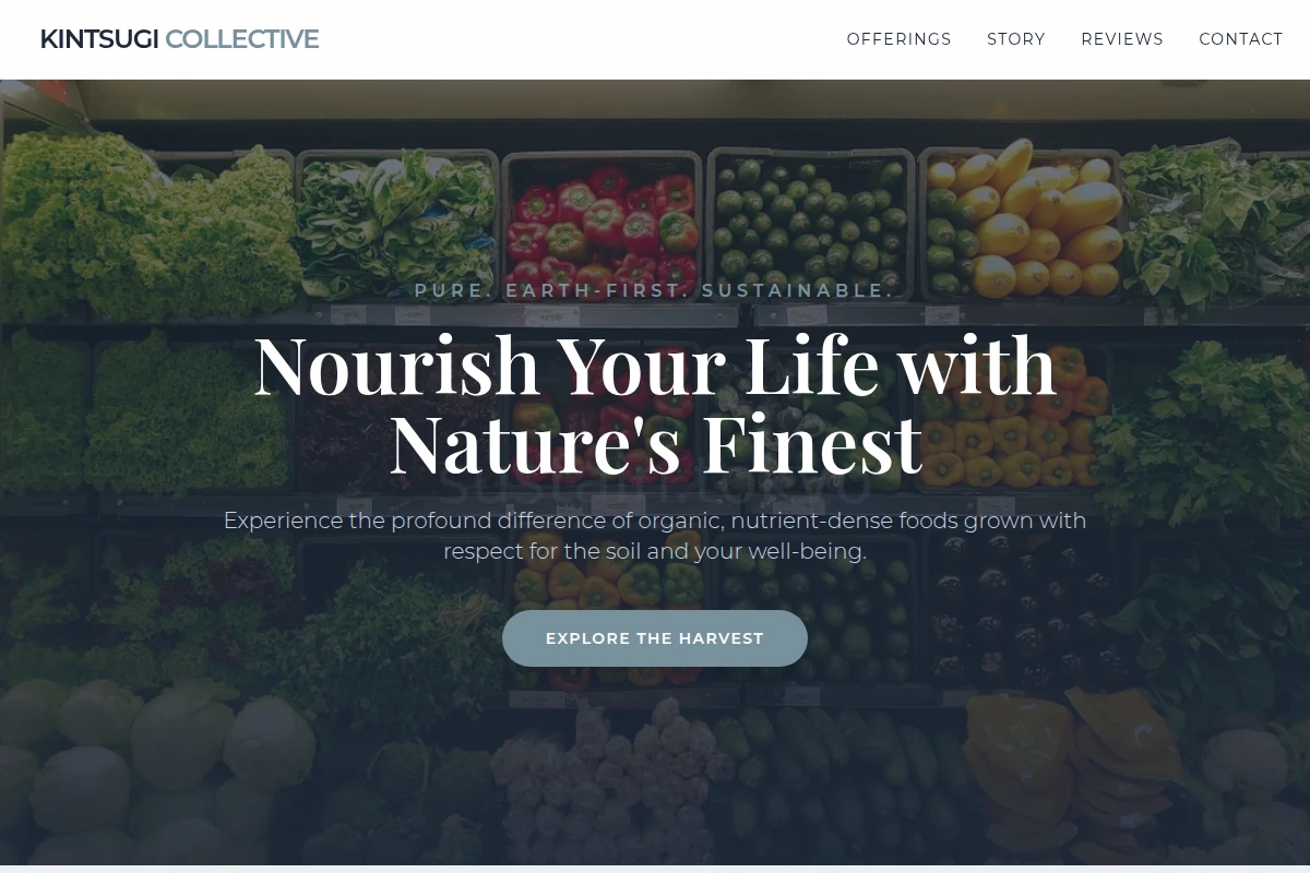 Green Organic Food