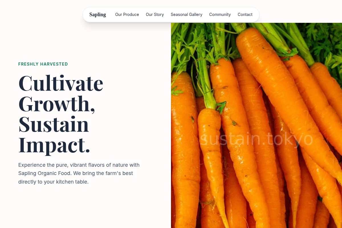 Sapling Organic Food